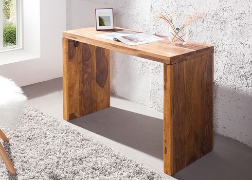 Kirjutuslaud MAKASSAR sheesham, 100x40xH75 cm