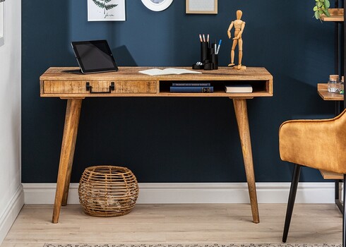Kirjutuslaud RETRO mango, 120x50xH76 cm
