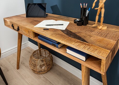 Kirjutuslaud RETRO mango, 120x50xH76 cm