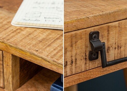 Kirjutuslaud RETRO mango, 120x50xH76 cm