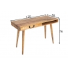 Kirjutuslaud RETRO mango, 120x50xH76 cm
