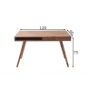 Kirjutuslaud RETRO sheesham, 120x60xH75 cm