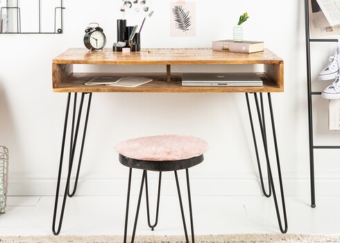 Kirjutuslaud SCORPION mango, 100x50xH77 cm