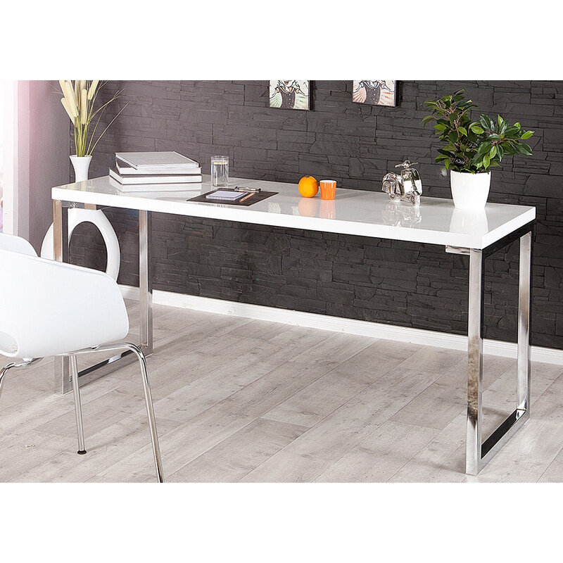 Kirjutuslaud VISION valge läige, 140x60xH75 cm