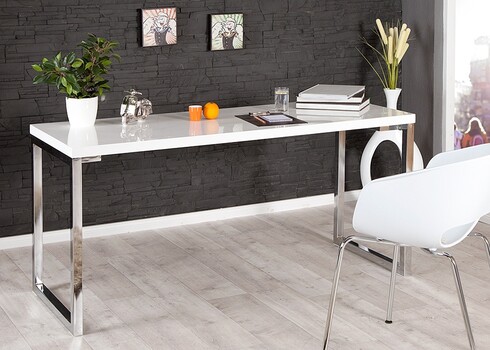Kirjutuslaud VISION valge läige, 160x60xH75 cm