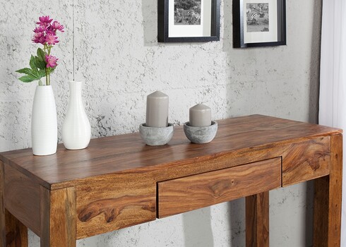 Kirjutuslaud MAKASSAR sheesham, 100x40xH75 cm