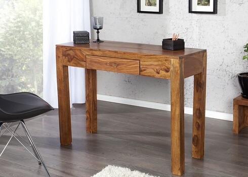 Kirjutuslaud MAKASSAR sheesham, 100x40xH75 cm