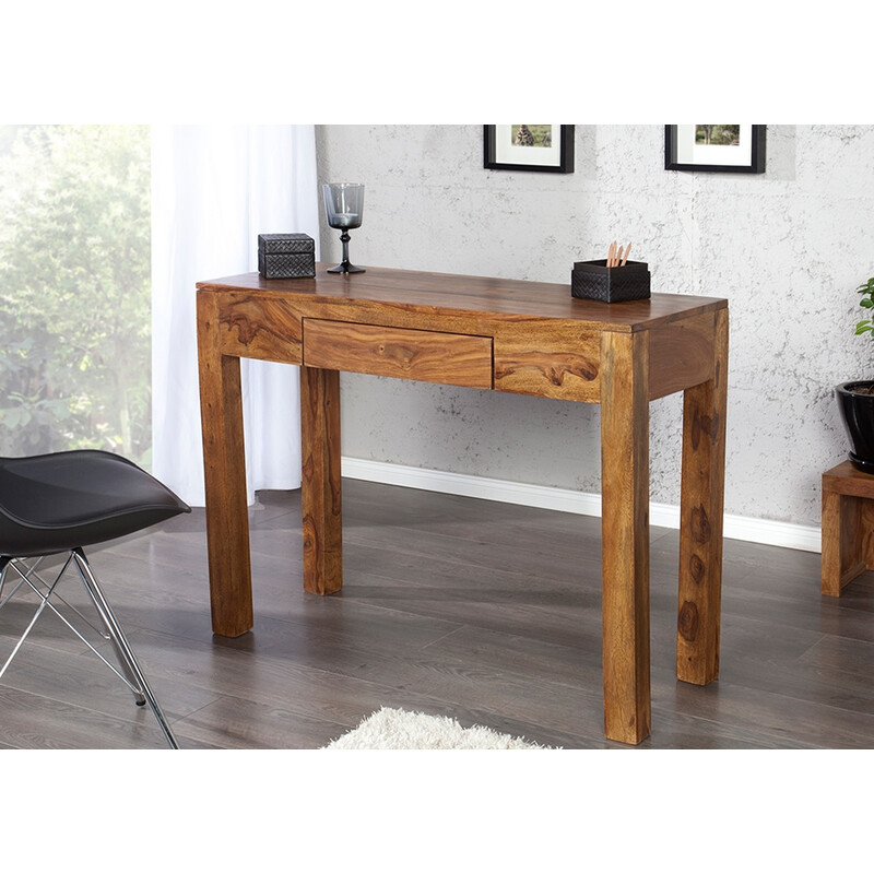 Kirjutuslaud MAKASSAR sheesham, 100x40xH75 cm