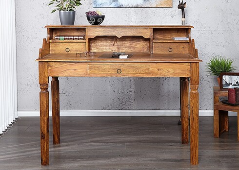 Sekretärlaud MAKASSAR sheesham, 115x55xH100 cm