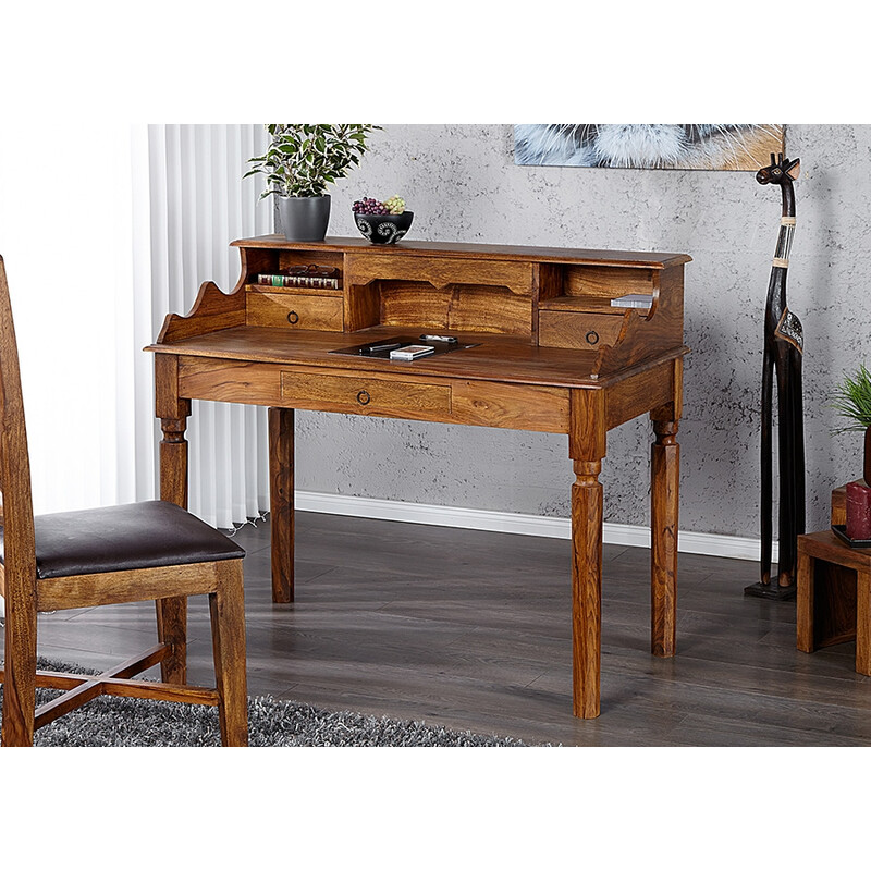 Sekretärlaud MAKASSAR sheesham, 115x55xH100 cm