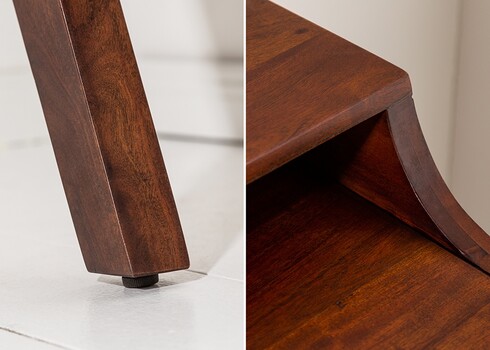 Sekretärlaud MONSOON tume akaatsia, 100x60xH84 cm