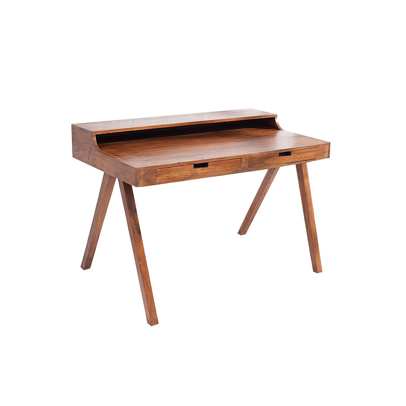 Sekretärlaud MONSOON tume akaatsia, 120x70xH84 cm