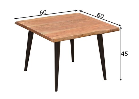 Abilaud ORGANIC LIVING akaatsia, 60x60xH45 cm