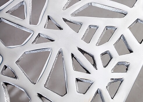 Diivanilaud ABSTRACT hõbe, 60x60xH32 cm