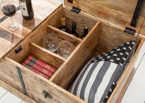 Diivanilaud BODEGA mango, 100x60xH40 cm