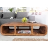 Diivanilaud CURVED II sheesham, 100x50xH30 cm