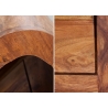 Diivanilaud CURVED II sheesham, 100x50xH30 cm