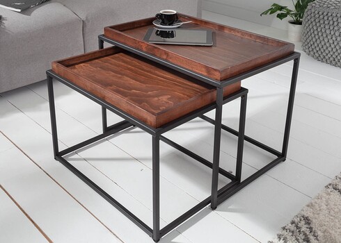 Diivanilaudade komplekt ELEMENTS kohvipruun