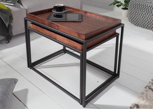 Diivanilaudade komplekt ELEMENTS kohvipruun