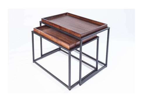 Diivanilaudade komplekt ELEMENTS kohvipruun