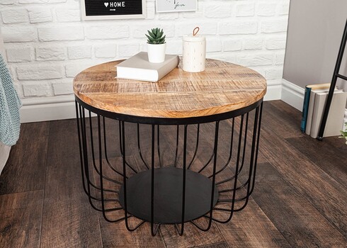 Diivanilaud FACTORY LOFT mango, D56xH40 cm