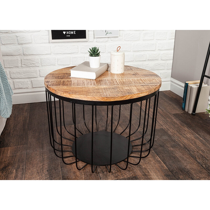 Diivanilaud FACTORY LOFT mango, D56xH40 cm