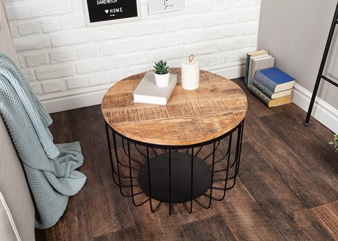 Diivanilaud FACTORY LOFT mango, D56xH40 cm