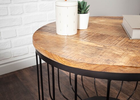 Diivanilaud FACTORY LOFT mango, D56xH40 cm