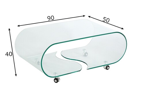Diivanilaudade komplekt FANTOME klaas