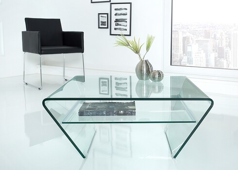 Diivanilaud FANTOME klaas, 70x70xH36 cm