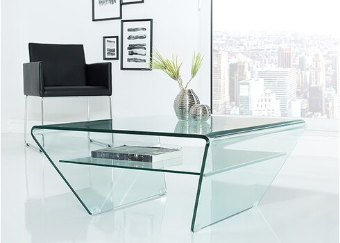 Diivanilaud FANTOME klaas, 70x70xH36 cm