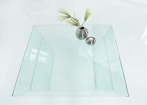 Diivanilaud FANTOME klaas, 70x70xH36 cm