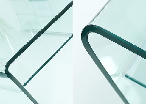 Diivanilaud FANTOME klaas, 70x70xH36 cm