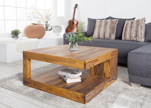 Diivanilaud GIANT L sheesham, 80x80xH40 cm