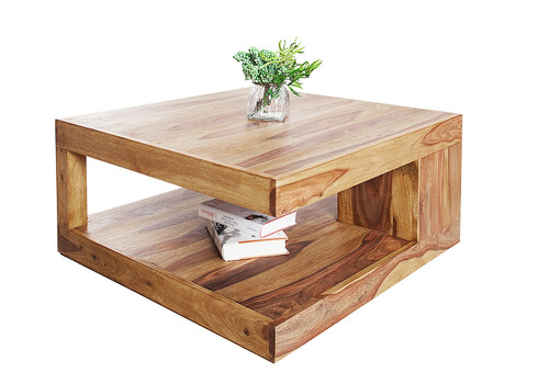 Diivanilaud GIANT L sheesham, 80x80xH40 cm