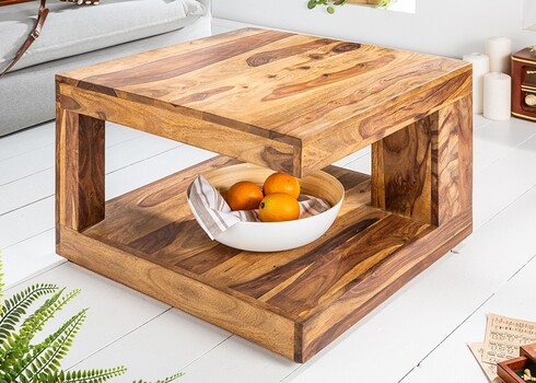 Diivanilaud GIANT M sheesham, 60x60xH40 cm