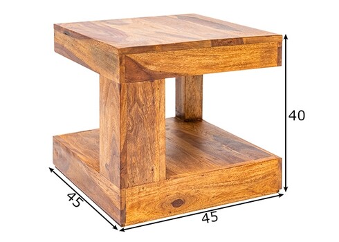 Diivanilaud GIANT S sheesham, 40x45xH40 cm