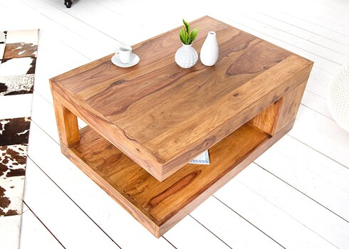 Diivanilaud GIANT XL sheesham, 90x60xH40 cm