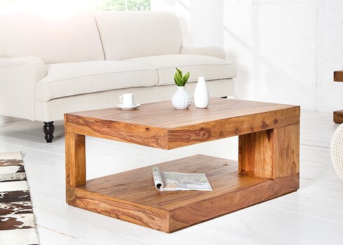 Diivanilaud GIANT XL sheesham, 90x60xH40 cm