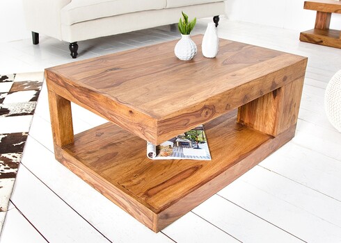 Diivanilaud GIANT XL sheesham, 90x60xH40 cm