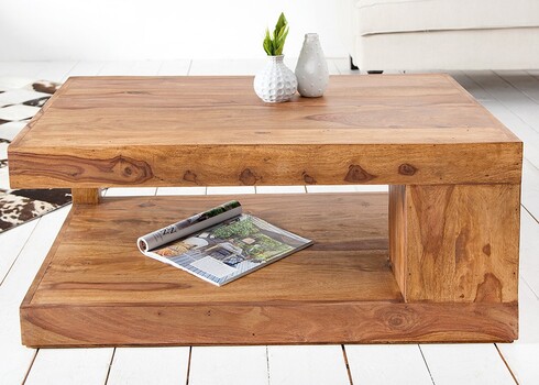 Diivanilaud GIANT XL sheesham, 90x60xH40 cm