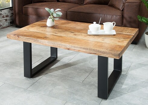 Diivanilaud IRON CRAFT mango, 100x60xH46 cm