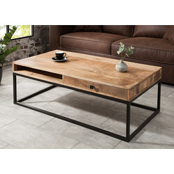 Diivanilaud IRON CRAFT mango, 100x60xH40 cm