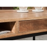Diivanilaud IRON CRAFT mango, 100x60xH40 cm