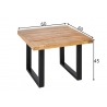 Diivanilaud IRON CRAFT mango, 60x60xH45 cm