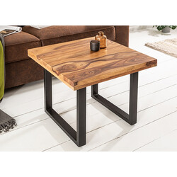 Diivanilaud IRON CRAFT sheesham, 60x60xH45 cm