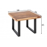 Diivanilaud IRON CRAFT sheesham, 60x60xH45 cm