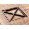 Diivanilaud IRON CRAFT mango, 70x70xH45 cm
