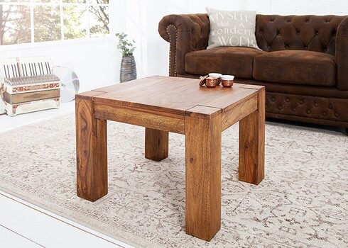 Diivanilaud MAKASSAR sheesham, 60x60xH40 cm