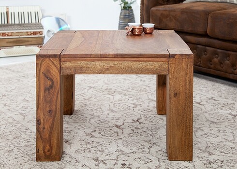 Diivanilaud MAKASSAR sheesham, 60x60xH40 cm